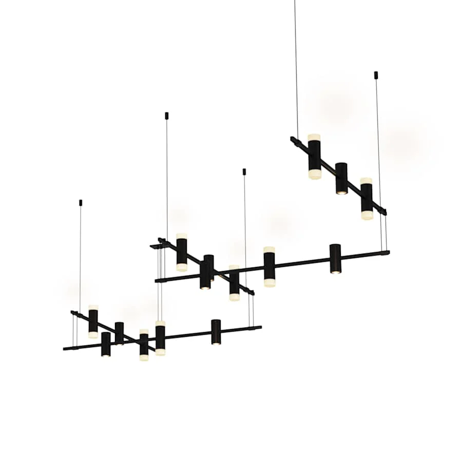 Sonneman Suspenders 15 Light 106″ Wide Full Sized Pendant