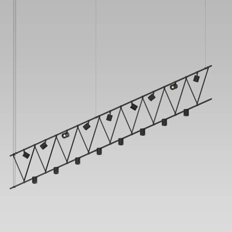 Sonneman Suspenders 17 Light 170" Wide LED Linear Chandelier - Image 2