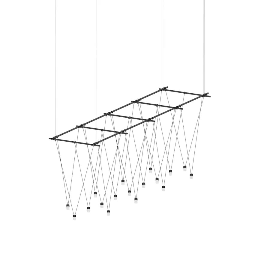 Sonneman Suspenders 24" Wide Multi Light Pendant - Image 2