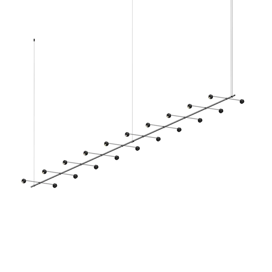 Sonneman Suspenders 20 Light 193" Wide LED Linear Chandelier - Image 1
