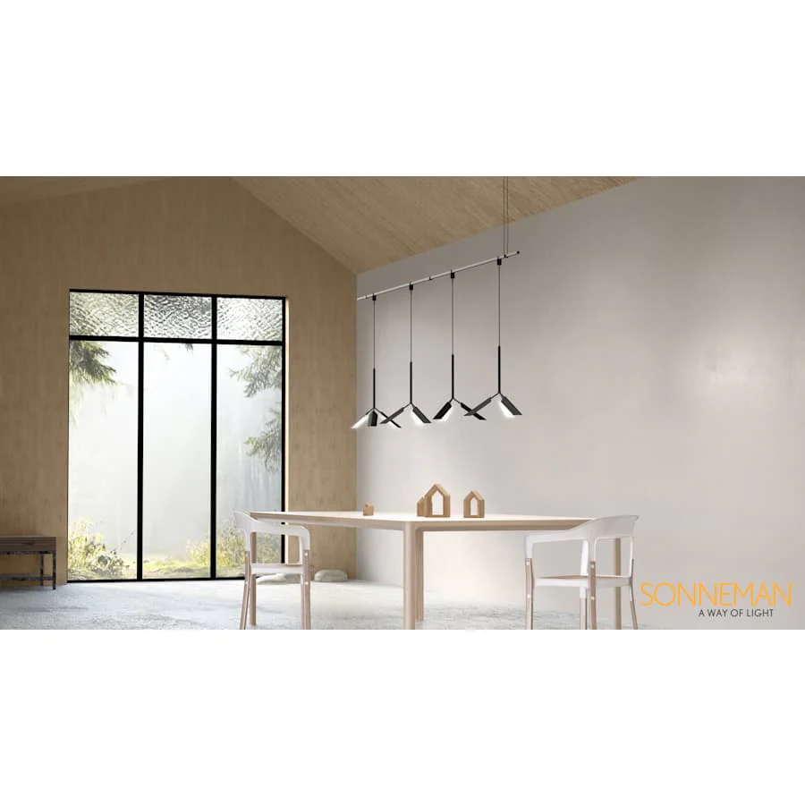 Sonneman Suspenders 4 Light 49" Wide LED Suspension Multi Light Pendant - Image 2