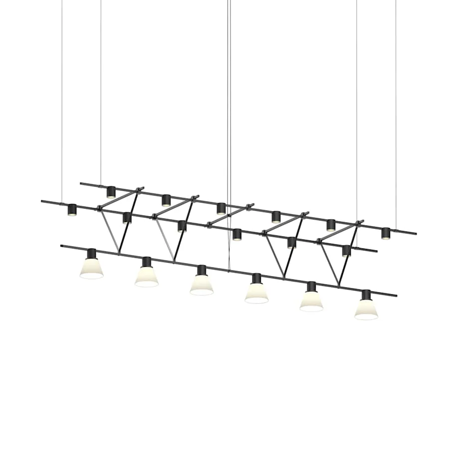 Sonneman Suspenders 97" Wide Suspension Pendant - Image 1