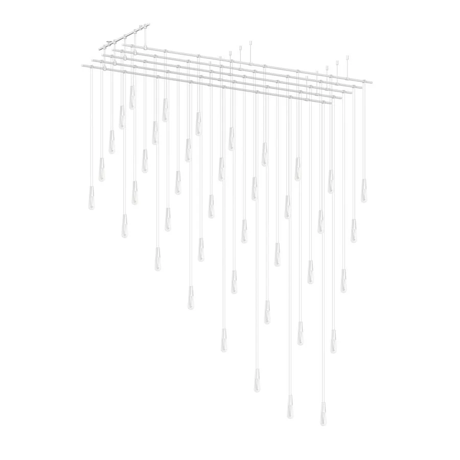 Sonneman Suspenders 117" Wide LED Abstract Linear Chandelier - Image 1
