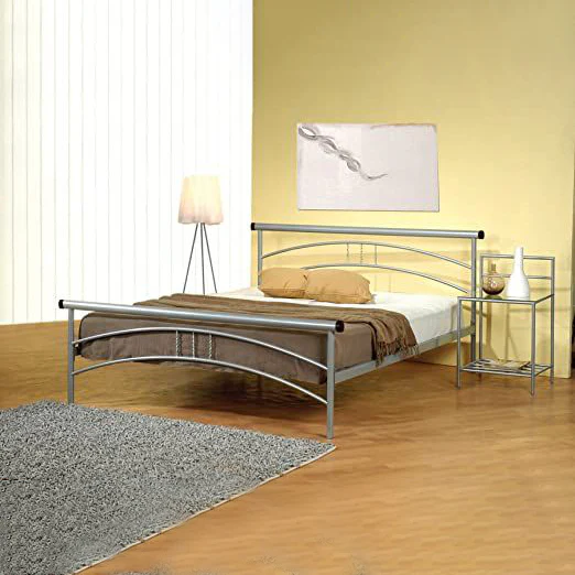 سرير معدن 140×200سم - ألوان متعددة - OSA6 - Image 1