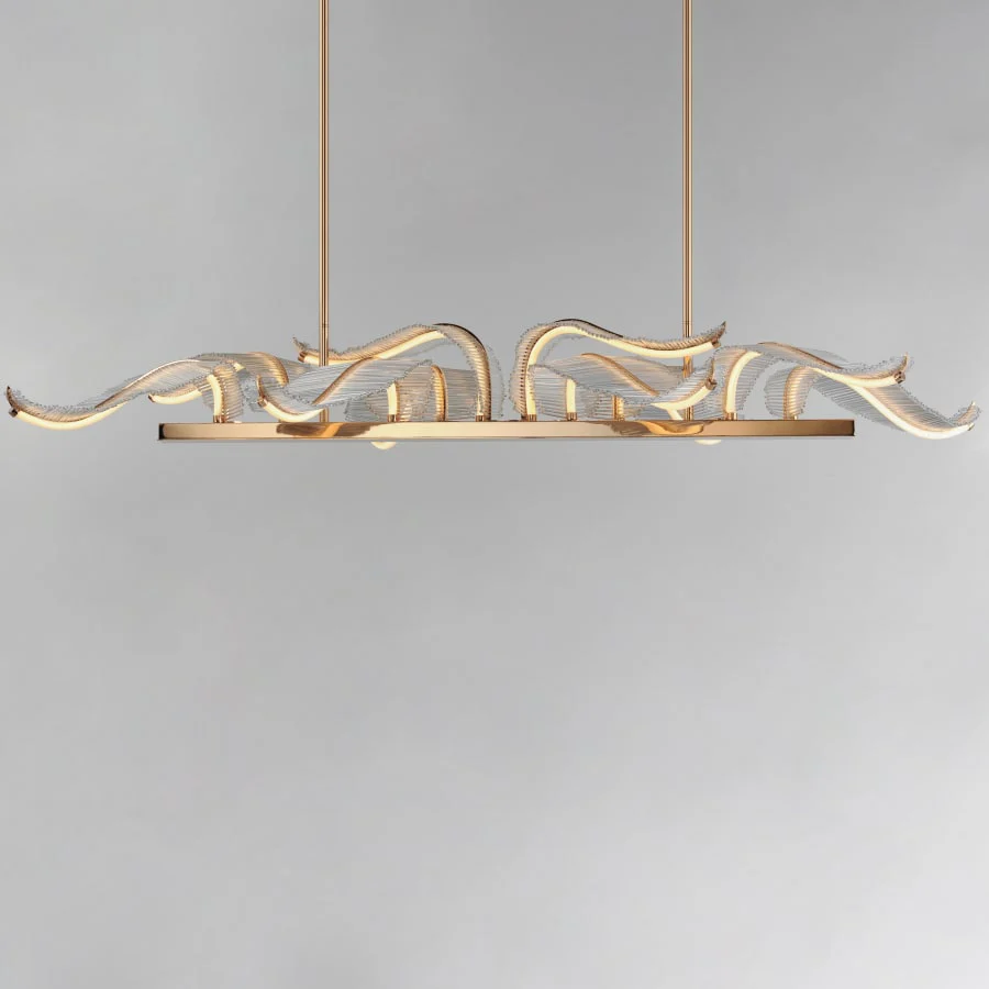 Studio M Lillet 61" Wide LED Crystal Abstract Chandelier with Beveled Crystal Shades - Image 2