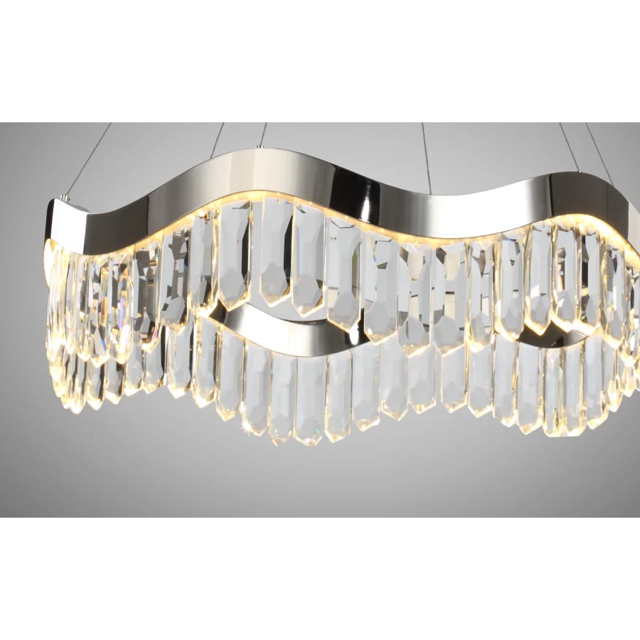 Studio M Rolland 30" Wide LED Crystal Pendant - Image 2