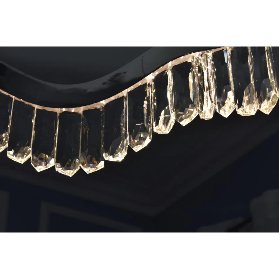 Studio M Rolland 30" Wide LED Crystal Pendant - Image 3