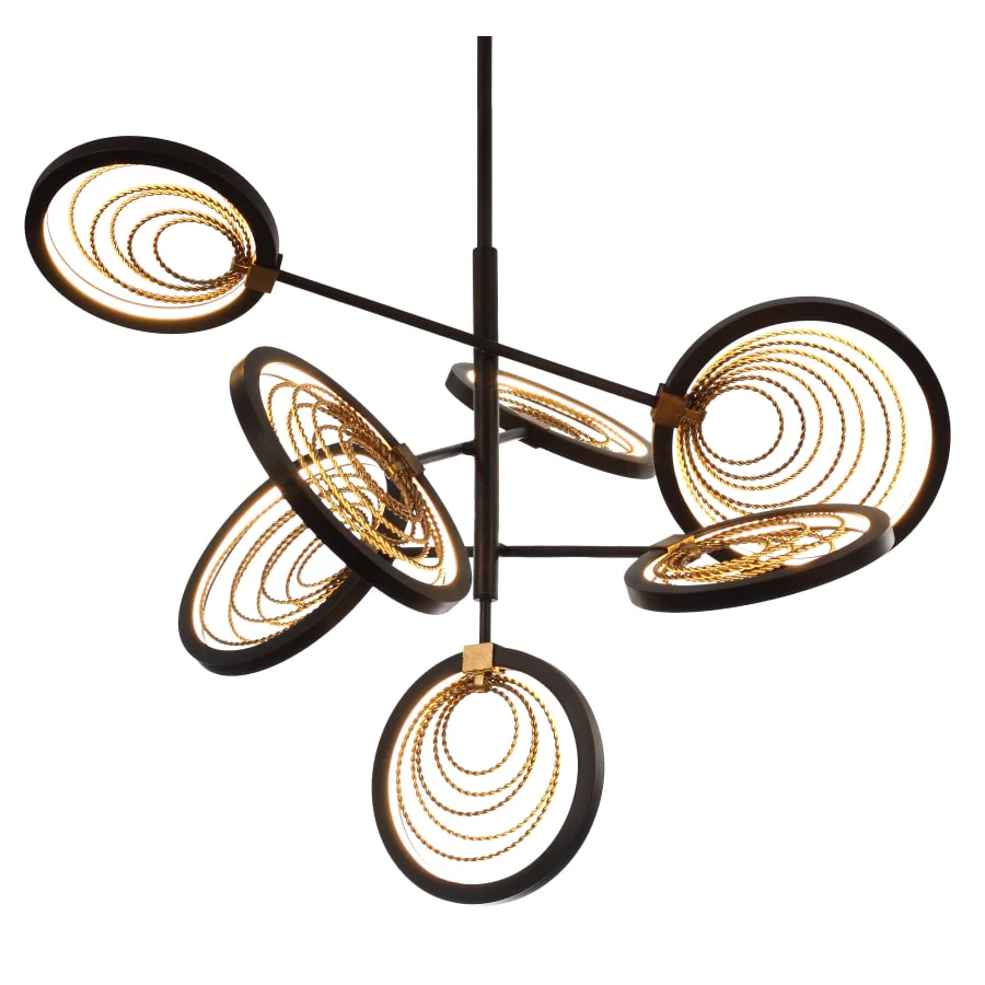 Studio M Lariat 7 Light 37" Wide LED Abstract Pendant - Image 1