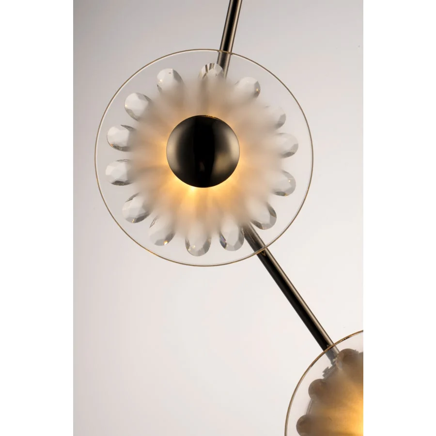 Studio M Peony 7 Light 50" Wide LED Abstract Multi Light Pendant - Image 2