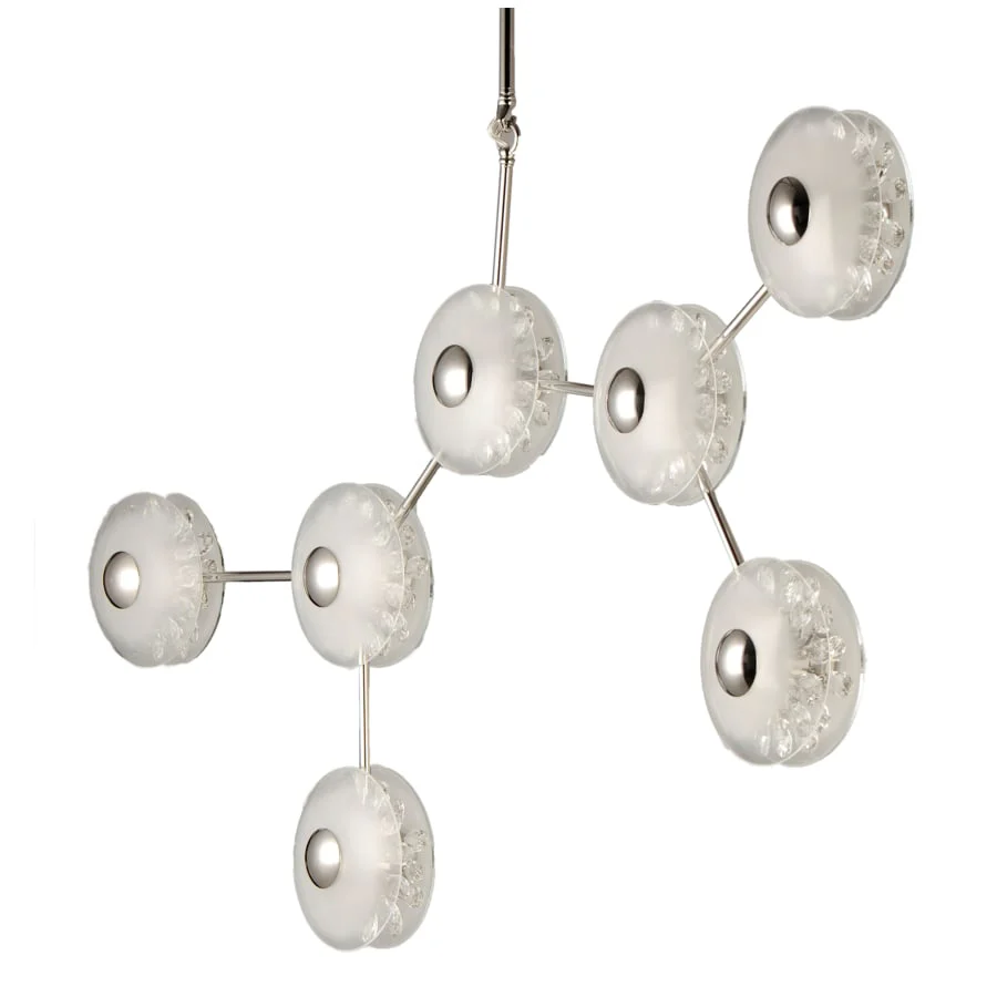 Studio M Peony 7 Light 50" Wide LED Abstract Multi Light Pendant - Image 1