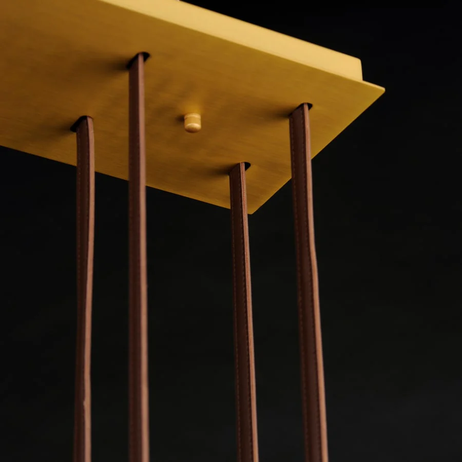 Studio M Stratum 32" Wide LED Abstract Linear Pendant by Nina Magon - Image 3