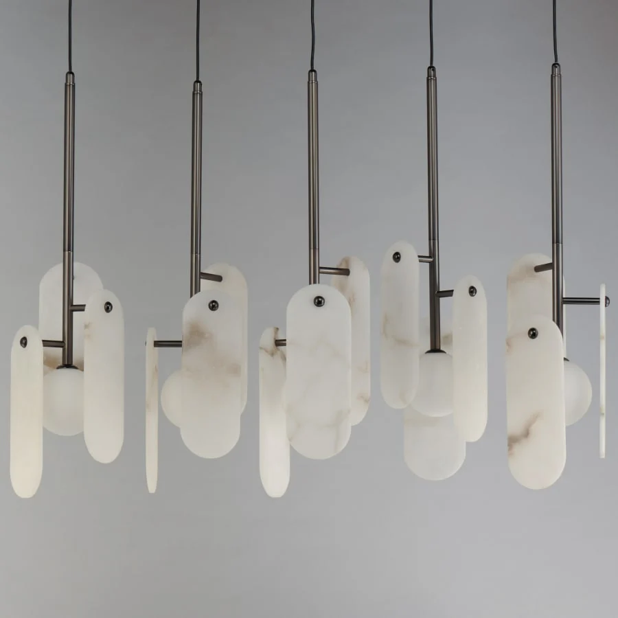 Studio M Megalith 5 Light 48" Wide LED Linear Chandelier by Nina Magon - Image 2