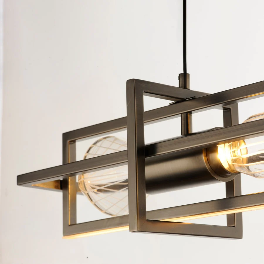 Studio M Zeppelin 6" Wide LED Linear Chandelier by Nina Magon - Image 2