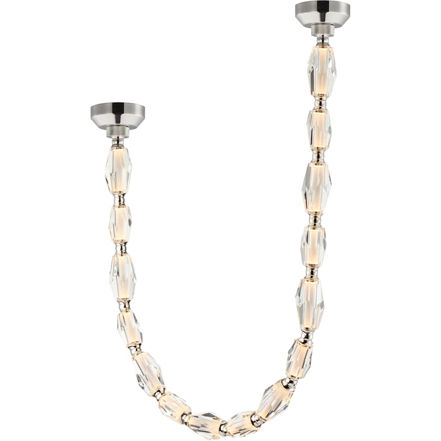 Studio M Dolce Vita 42" Wide Crystal Linear Pendant - Image 1