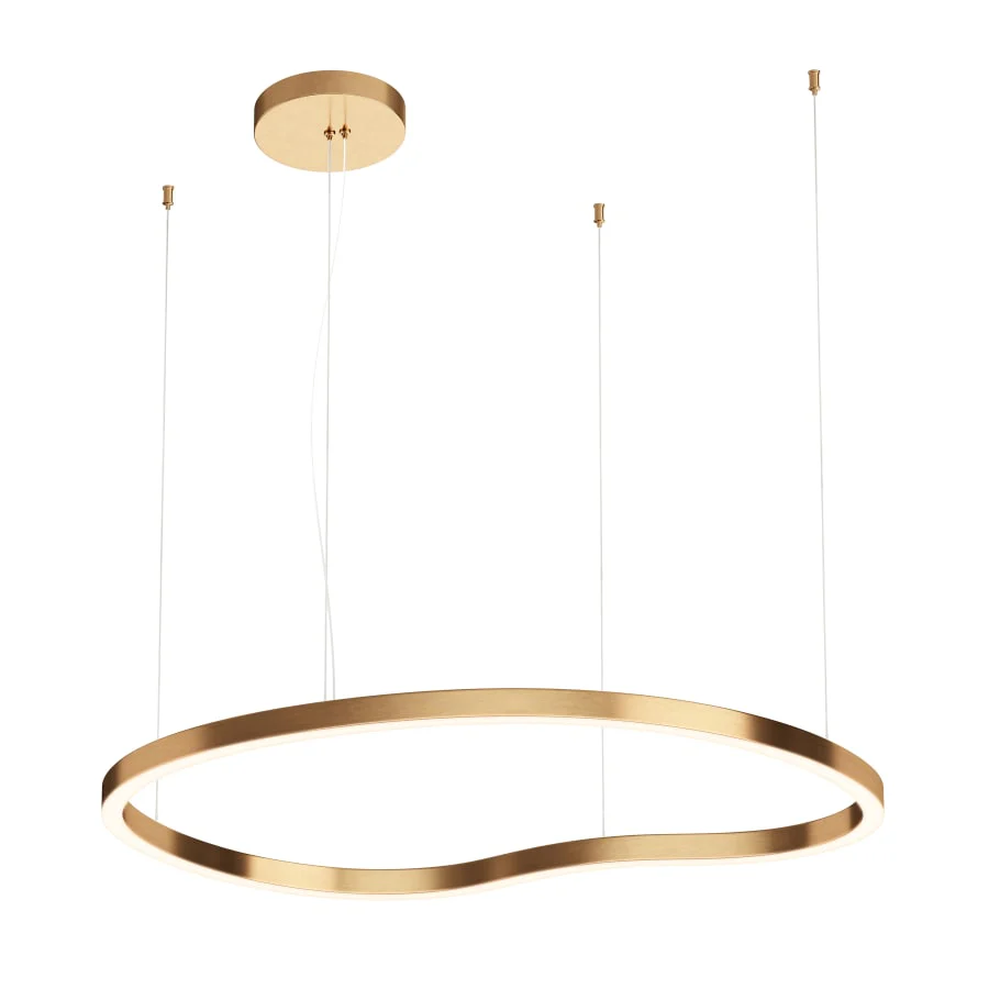 Studio M Unity XL 41" Wide LED Abstract Linear Chandelier - Image 1