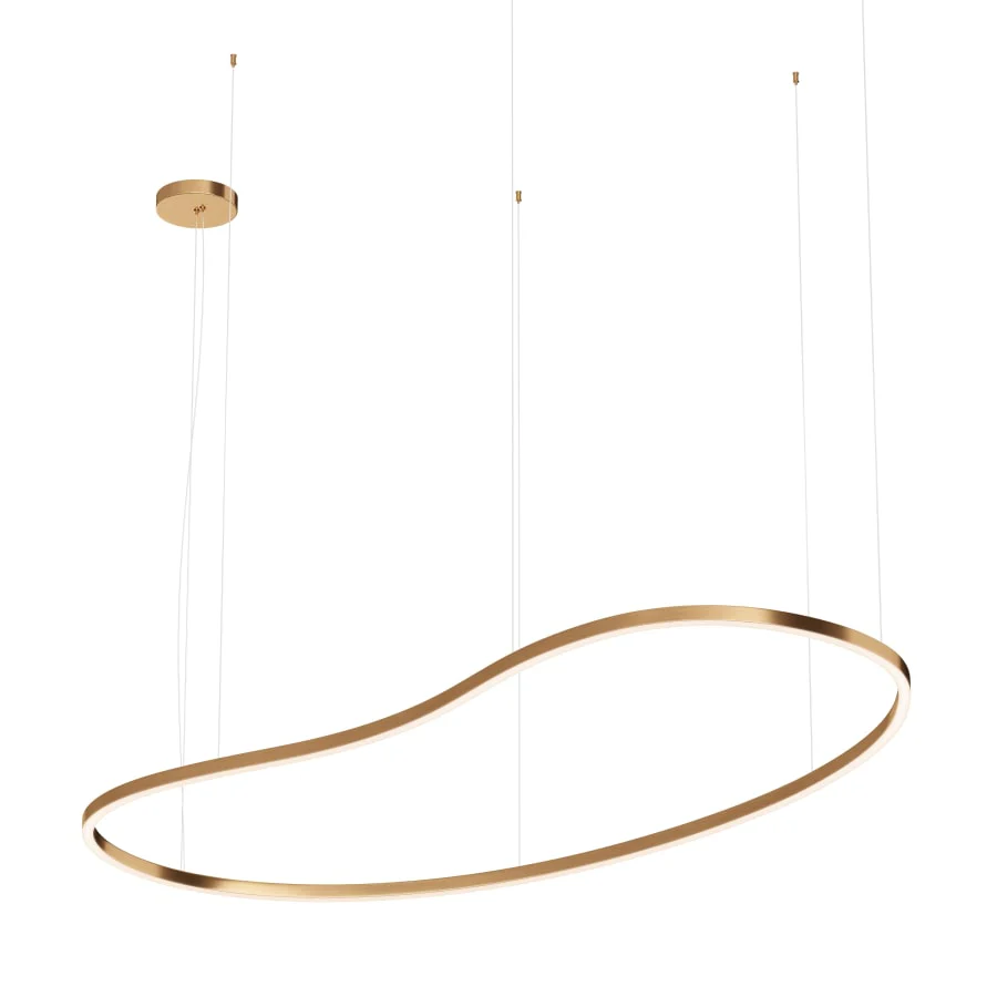 Studio M Unity XL 94" Wide LED Abstract Linear Chandelier - Image 1