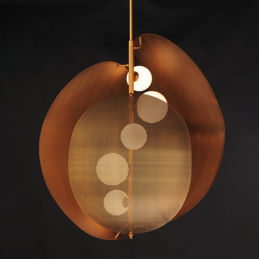 Studio M Chips 5 Light 35" Wide LED Chandelier by Mat Sanders - Image 3