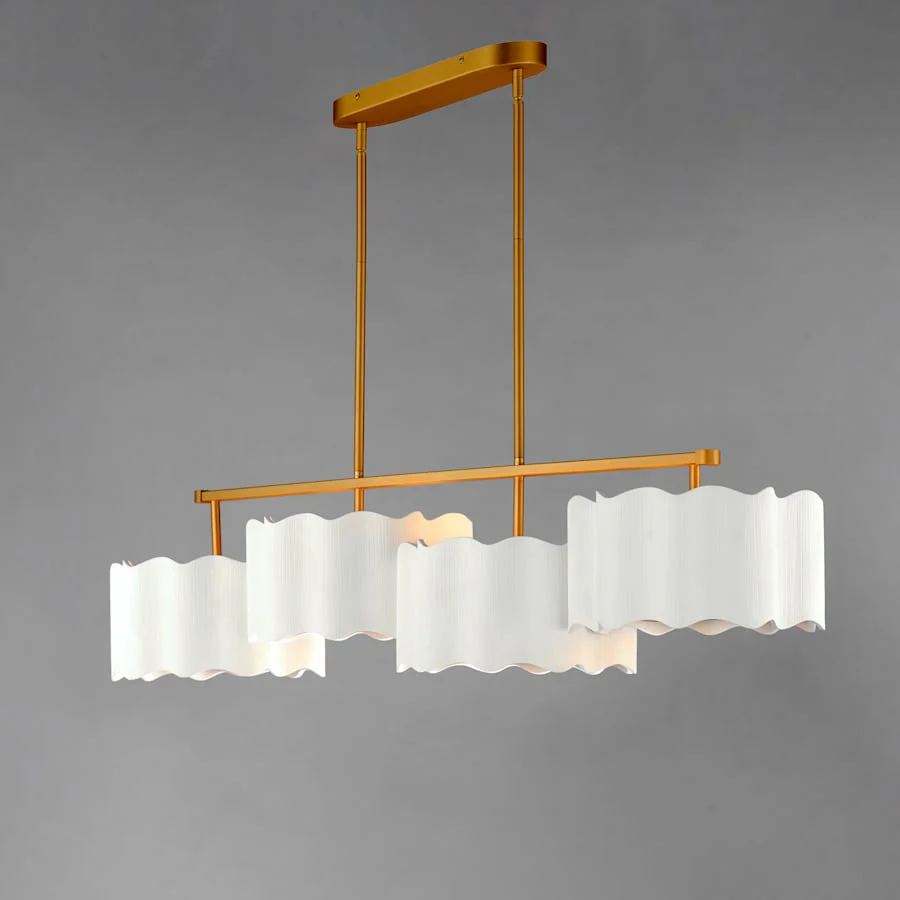 Studio M Curtain Call 12 Light 13" Wide LED Linear Pendant - Image 3