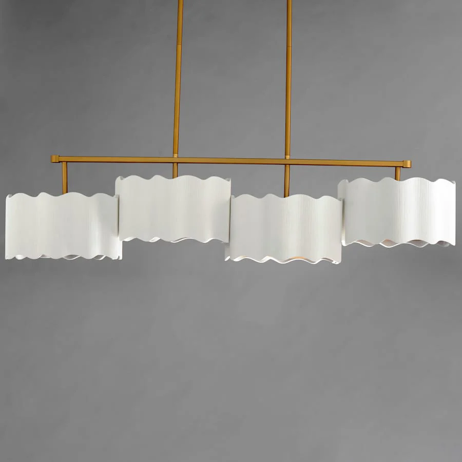 Studio M Curtain Call 12 Light 13" Wide LED Linear Pendant - Image 2