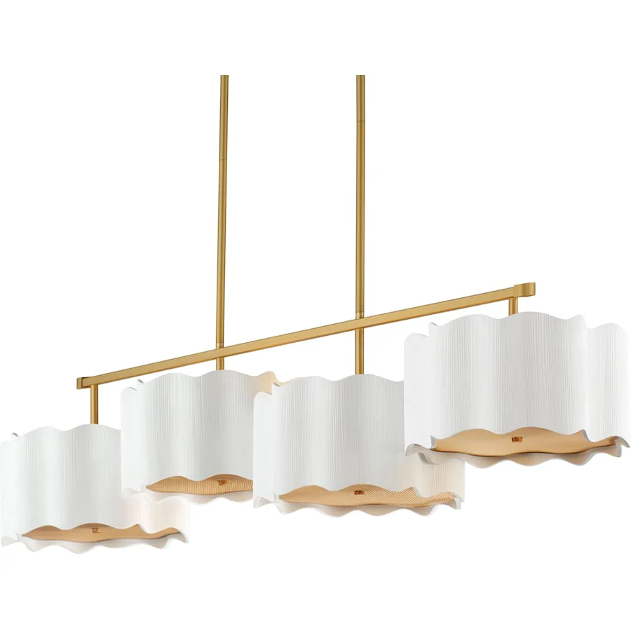 Studio M Curtain Call 12 Light 13" Wide LED Linear Pendant - Image 1