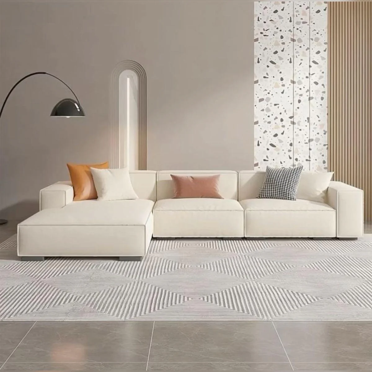 ركنة خشب زان 300×200سم - SY272 - Image 1