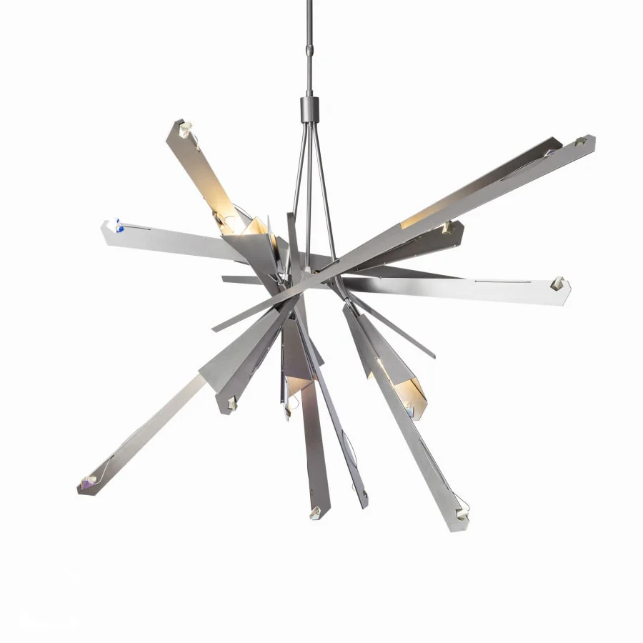 Synchronicity Nova 6 Light 47-3/16" Wide Abstract Chandelier with Swarovski Crystals - Image 1