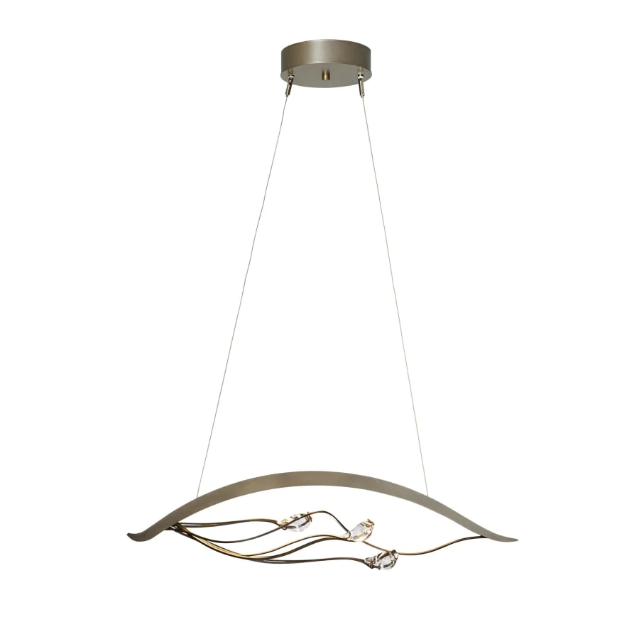 Synchronicity Courbé 30-1/2" Wide Integrated LED Linear Chandelier - Image 1