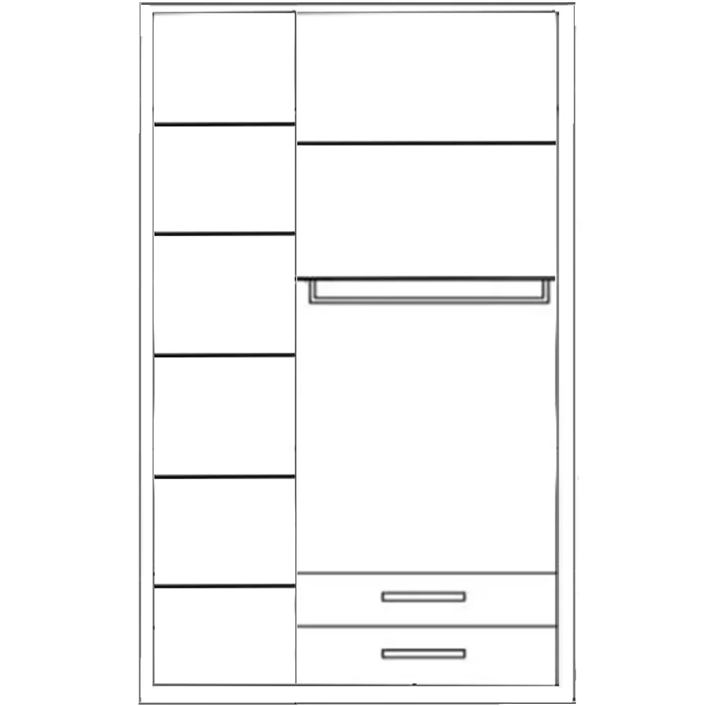 دولاب 200×120سم- CITY41 - Image 2