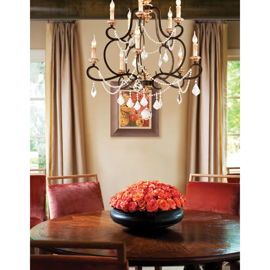 Troy Lighting Bordeaux 15 Light 3 Tier Chandelier - Image 2