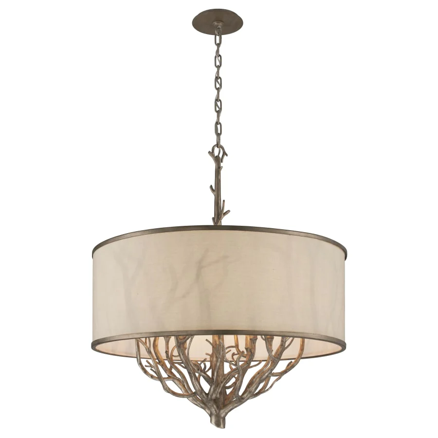Troy Lighting Whitman 8 Light Pendant with Fabric Shade - Image 1