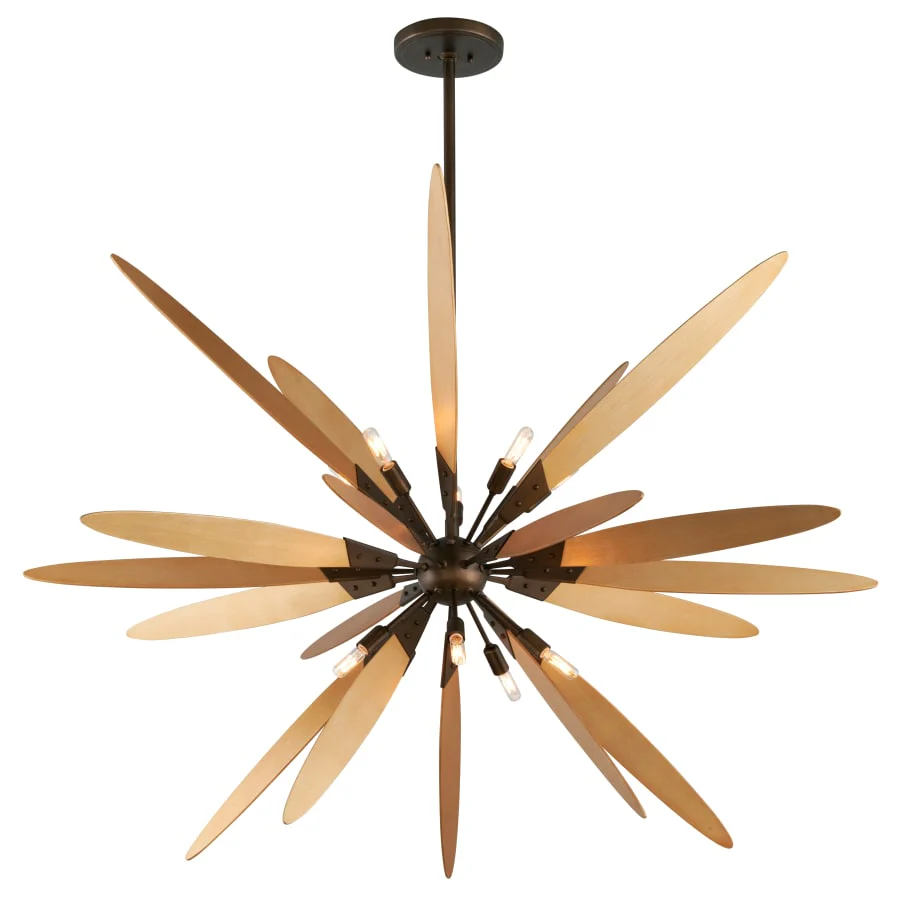 Troy Lighting Dragonfly 10 Light 60" Wide Hand Crafted Pendant - Image 1