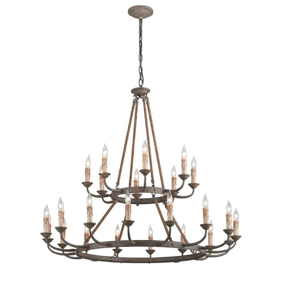 Troy Lighting Cyrano 24 Light 48" Wide Taper Candle Chandelier - Image 1