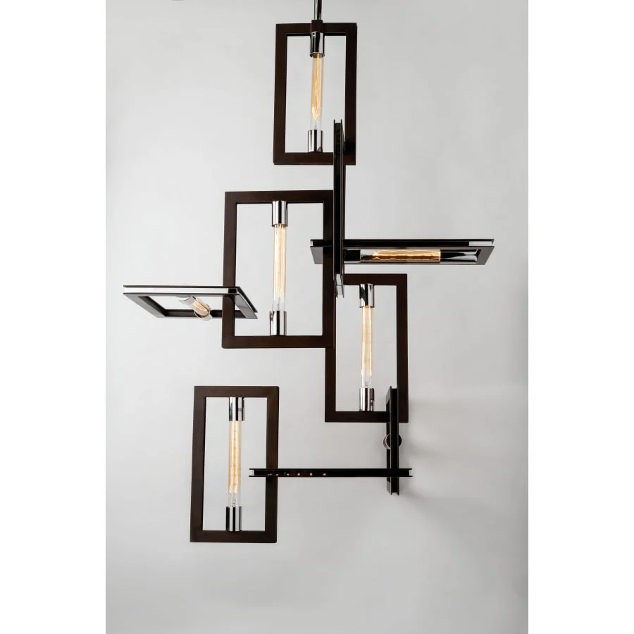 Troy Lighting Enigma 32" Wide 7 Light Abstract Chandelier - Image 2