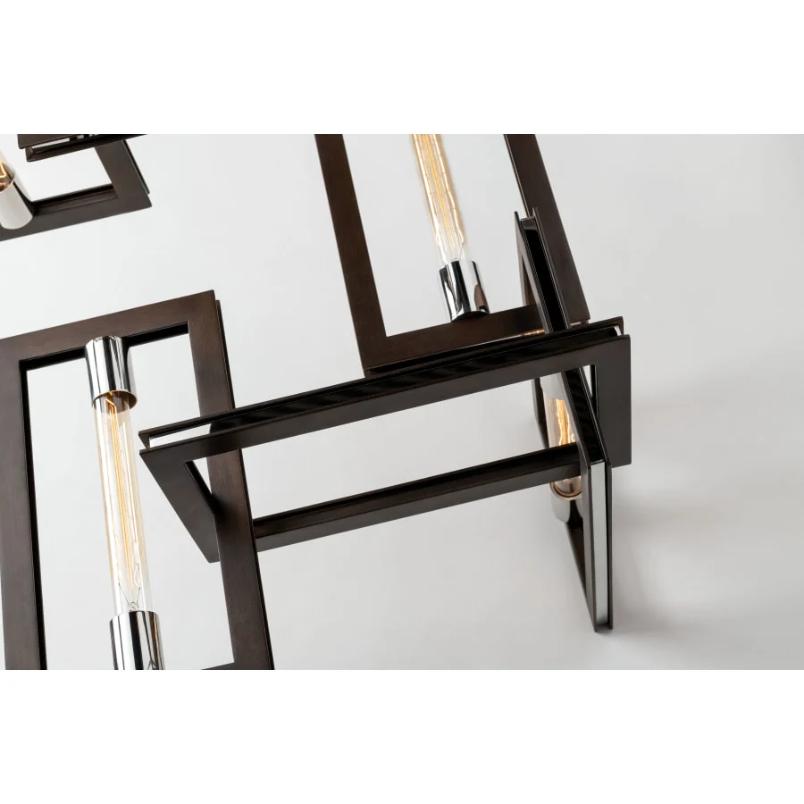 Troy Lighting Enigma 32" Wide 7 Light Abstract Chandelier - Image 3