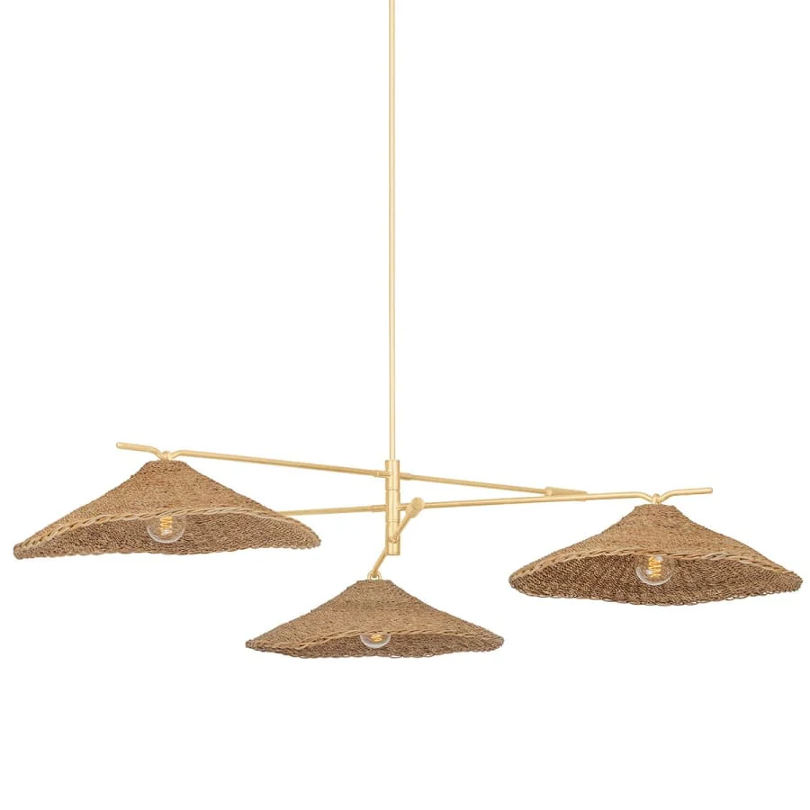 Troy Lighting Valier 3 Light 72″ Wide Chandelier