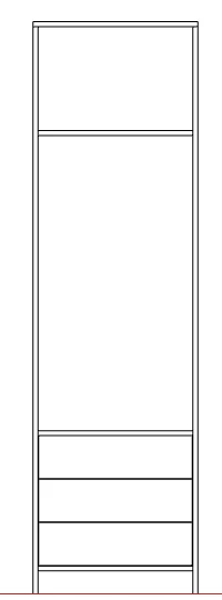 دولاب 200×120سم - SHR334 - Image 2