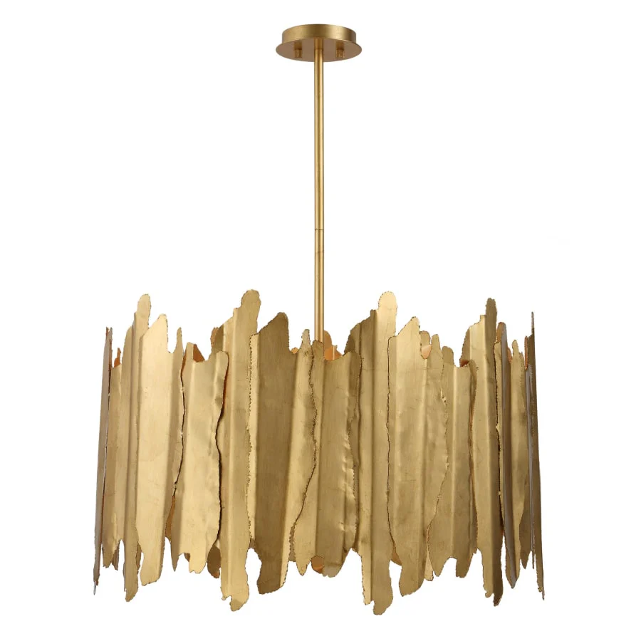 Uttermost Golden Gate 8 Light 28" Wide Drum Chandelier - Image 2