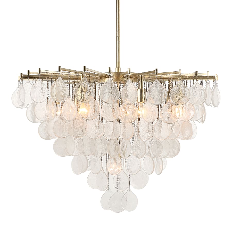 Uttermost Goccia 8 Light 38" Wide Waterfall Chandelier - Image 1