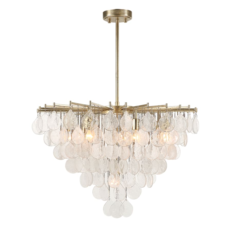 Uttermost Goccia 8 Light 38" Wide Waterfall Chandelier - Image 3