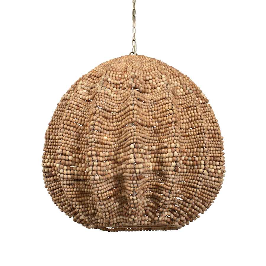Uttermost Kauri 5 Light 30" Wide Wood Pendant - Image 1
