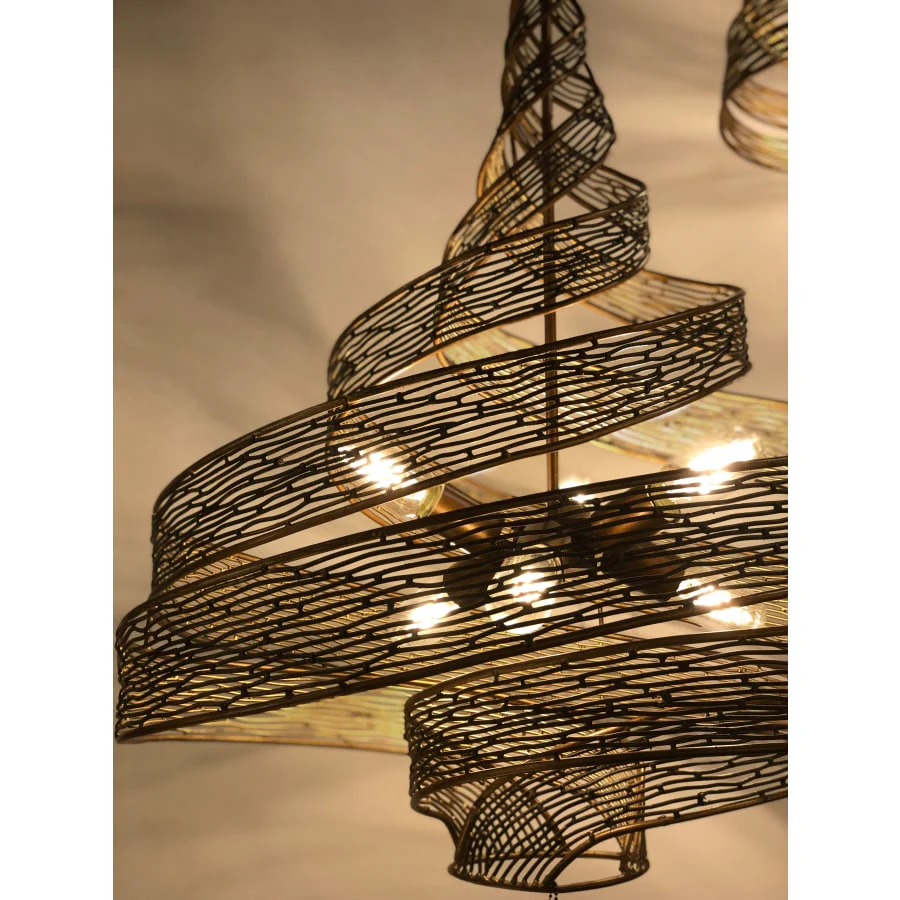 Varaluz Flow 6 Light 26" Wide Abstract Chandelier - Image 2