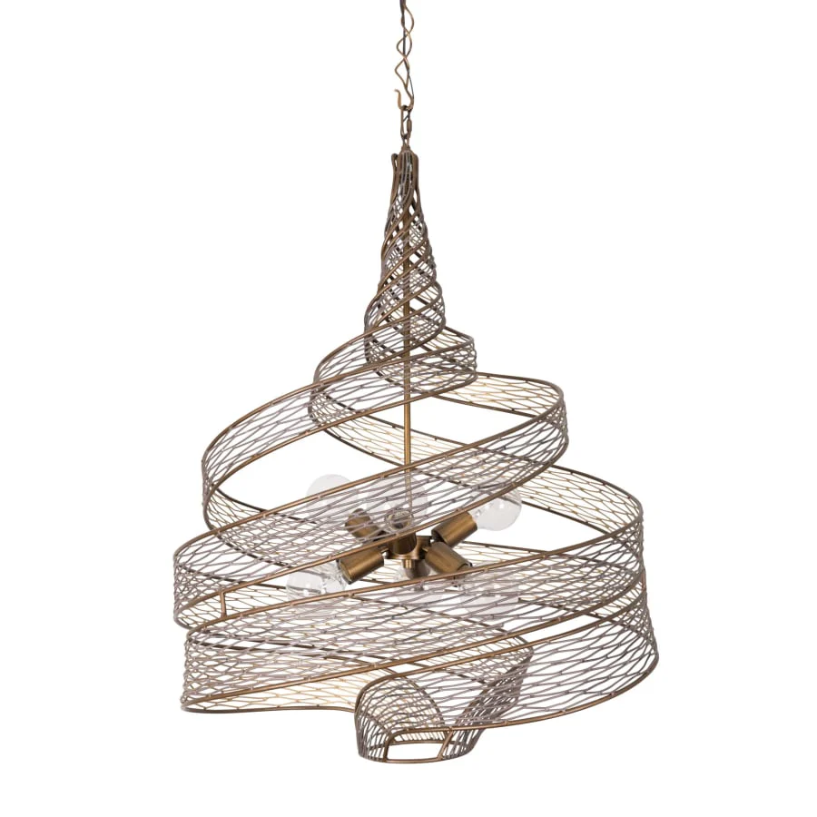 Varaluz Flow 6 Light 26" Wide Abstract Chandelier - Image 1