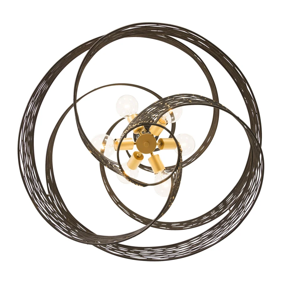 Varaluz Flow 6 Light 30" Wide Abstract Chandelier - Image 2