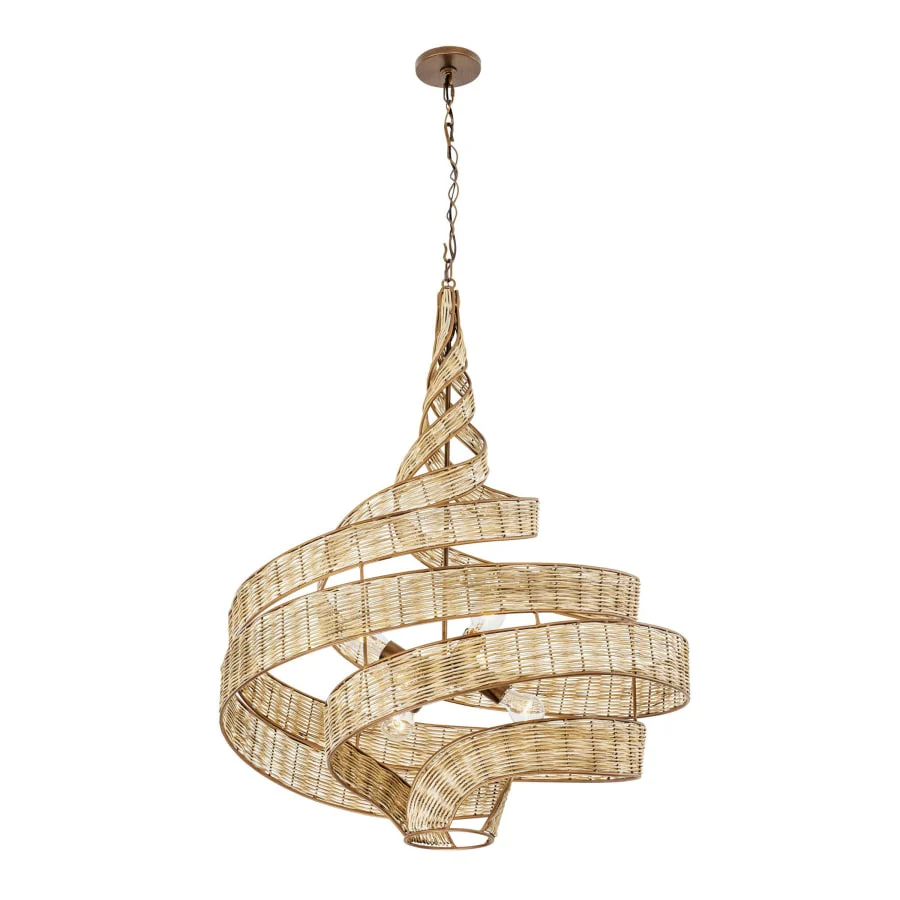 Varaluz Flow 6 Light 30" Wide Abstract Chandelier - Image 3