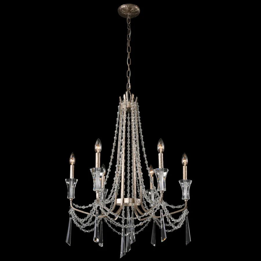 Varaluz Barcelona 6 Light 27" Wide Crystal Chandelier - Image 3