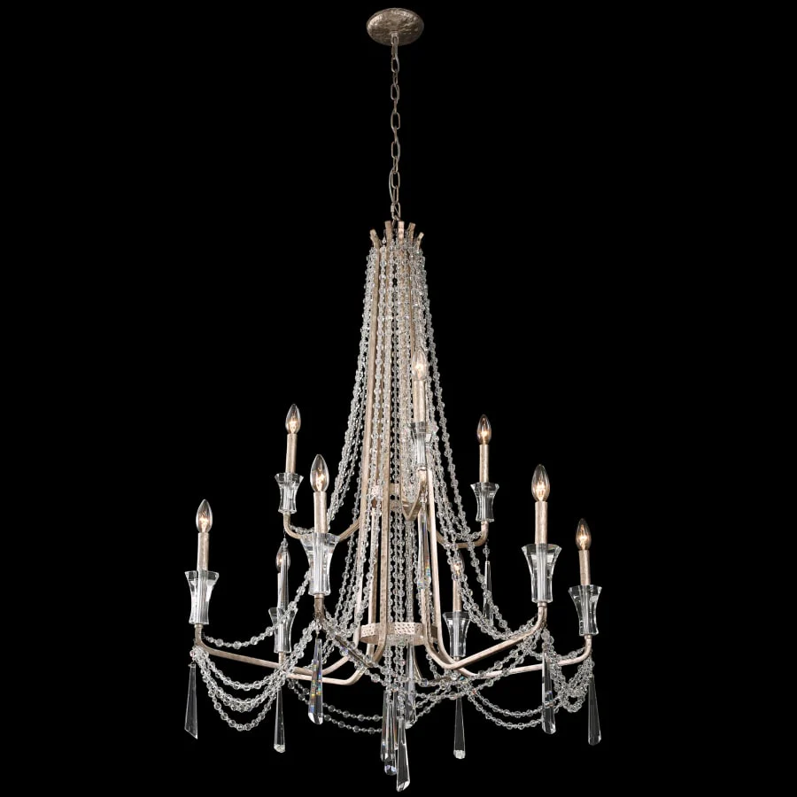 Varaluz Barcelona 9 Light 35" Wide Crystal Chandelier - Image 2