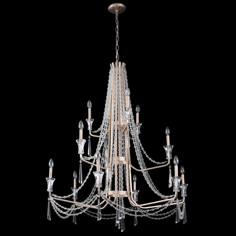 Varaluz Barcelona 12 Light 44" Wide Crystal Chandelier - Image 2