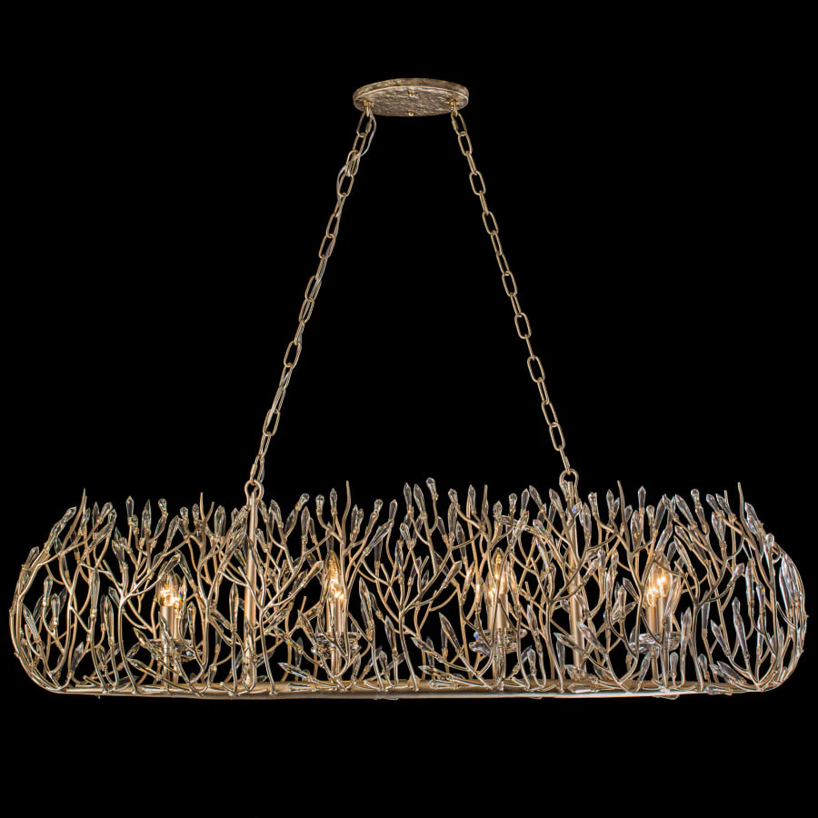 Varaluz Bask 8 Light 48" Wide Crystal Linear Pendant - Image 2