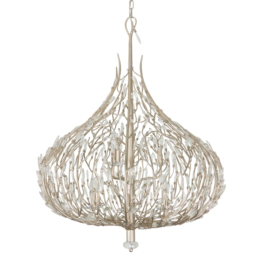 Varaluz Bask 9 Light 32" Wide Crystal Abstract Chandelier - Image 3