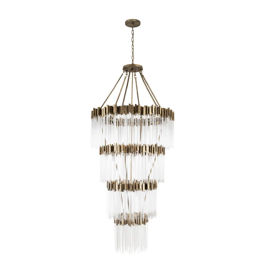 Varaluz Matrix 30 Light 40" Wide Waterfall Chandelier - Image 2